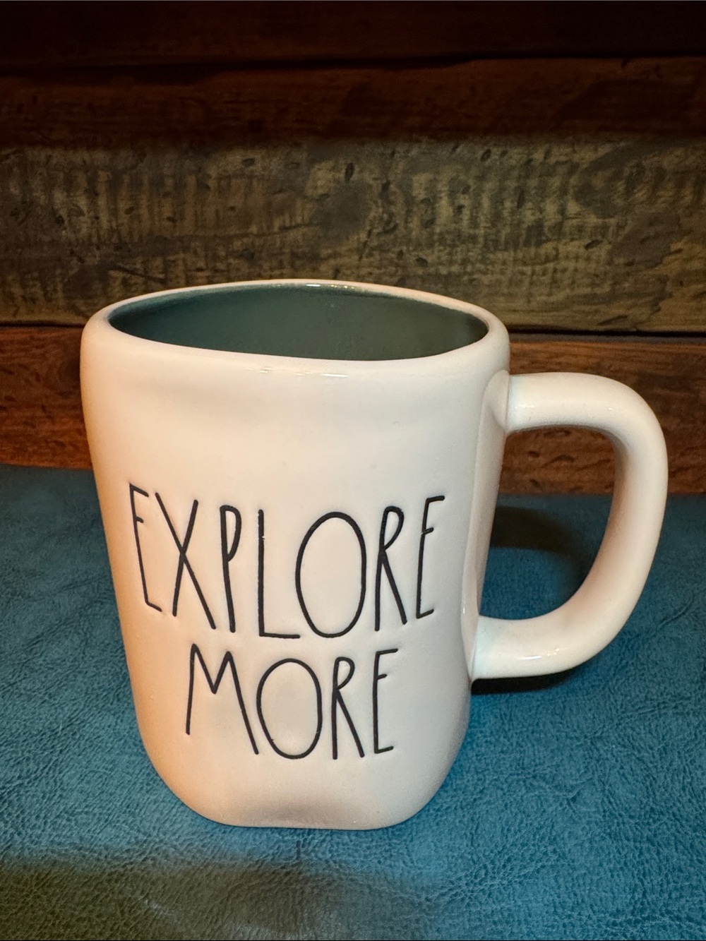 Explore More Ceramic Coffee Mug with Teal Interior